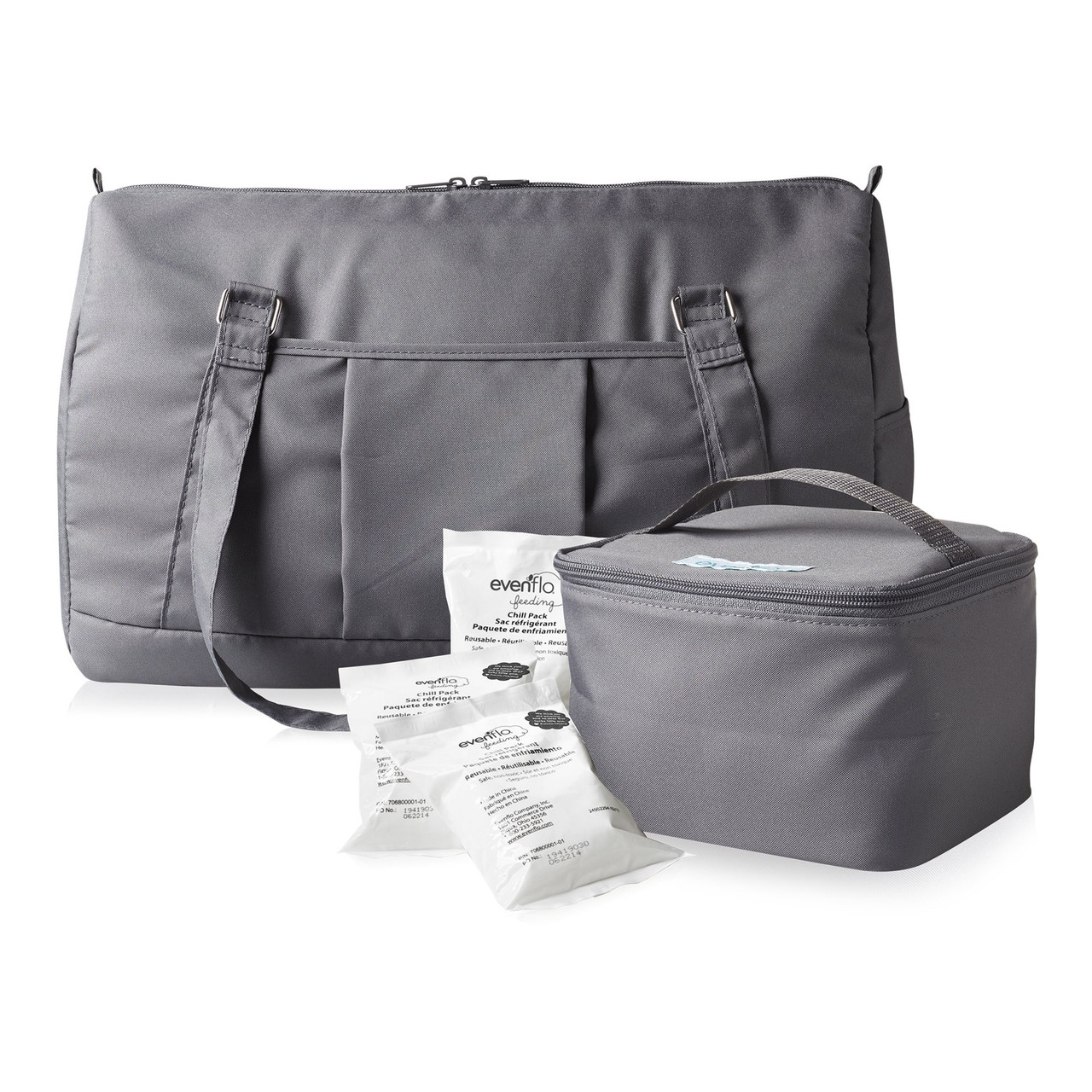 Evenflo Insulated Cooler Bag Accessory Kit, Grey