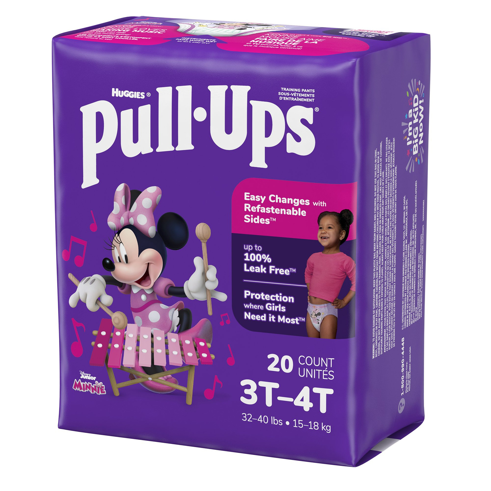 Huggies Pull Ups Toddler Training Pants For Girls Minnie Mouse Design