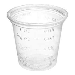 Plastico Disposable Measuring Cup (1 cup / 8oz. / 250ml) - Clear