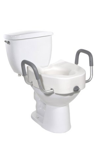 DMI Raised Toilet Seat Toilet, Toilet Seat Riser, FSA HSA Eligible Seat  Cushion and Toilet Seat Cover to Add Extra Padding to the Toilet Seat while