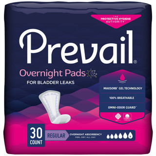 Prevail Overnight Incontinence Underwear - Unisex Adult Undergarment,  Small/Medium - Simply Medical