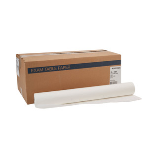 Choice Exam Table Paper Roll, Crepe Texture, 21 X 225 Ft, White, 12/carton