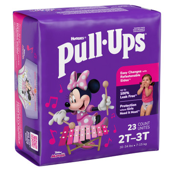 Pull-Ups Learning Designs for Girls Toddler Training Pants Kimberly Clark 51335