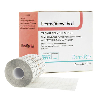 DermaView Transparent Film Dressing DermaRite Industries 15411