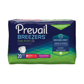 Prevail Breezers Incontinence Brief First Quality PVB-012/3