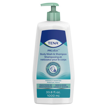 TENA ProSkin Shampoo and Body Wash Essity HMS North America Inc 64343