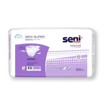 Seni Super Incontinence Brief TZMO USA Inc S-LA25-BS1