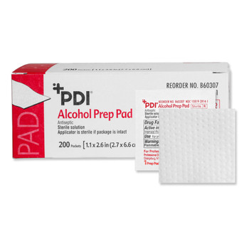 PDI Alcohol Prep Pad Professional Disposables B60307
