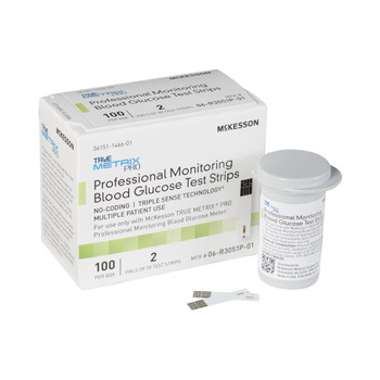McKesson TRUE METRIX PRO Blood Glucose Test Strips McKesson Brand
