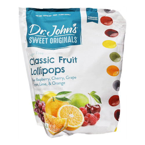 Dr. John's Candies Sugar-Free Lollipop Medibadge 4056