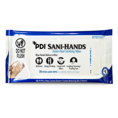 Sani-Hands Hand Sanitizing Wipe Professional Disposables P71520