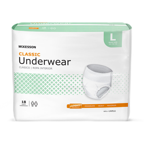  Mckesson, Adult Disposable Ultra Plus Stretch Tab Closure  Brief, Size: Medium, Heavy Absorbency, Color: Lavender. Packaged: 20 Per  Bag, 4 Bags Per Case, 80 Briefs Total by Mckesson : Health & Household