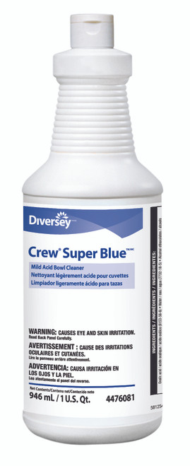TOILET & BATHROOM CLEANER, DIVERSEY, CREW, CLINGING, FLORAL SCENT, 32 – JR  CLEANING SUPPLY