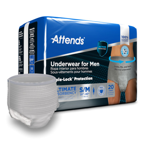 Attends Discreet Absorbent Underwear Attends Healthcare Products ADUM