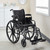 McKesson Wheelchair with Swing-Away Footrests and Detachable, Flip-Back Desk Arms - Lightweight