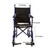 McKesson Lightweight Transport Chair- Swing-Away Footrest, Folded Back