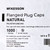 McKesson Tube Closure Flanged Plug Cap Natural Polyethylene 1000 per Bag