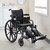 McKesson Wheelchair with Swing-Away Elevating Legrests and Detachable, Flip-Back Desk Arms - Lightweight