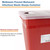 McKesson Prevent Sharps Container, Vertical Entry Disposal