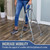 DMI Hemi Side Step Folding Walker, Aluminum Frame