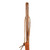 Brazos Twisted HitchHiker Brown Oak Walking Stick, 250 lbs. Weight Capacity