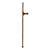 Brazos Dual Purpose Staff Brown Walking Stick, 250 lbs. Weight Capacity