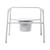 McKesson Commode Chair with Folding Frame and Safety Rails