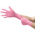 Micro-Touch NitraFree Nitrile Exam Glove Pink Textured Fingertips