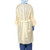 Precept Disposable Protective Procedure Gown Yellow One Size Fits Most