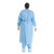 Halyard Disposable Protective Procedure Gown Blue X-Large