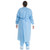 Halyard Disposable Protective Procedure Gown Blue Large