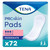 TENA Light Bladder Control Pads, Moderate Absorbency - Unisex, One Size Fits Most, Disposable