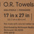 McKesson O.R. Towels - Sterile, Blue, 17 in x 27 in, Bulk Pack