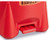 ULINE Medical Waste Receptacle, Plastic, Step-On - Red, 6 gal, 15.5 in x 16.5 in x 17.5 in