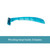 McKesson Disposable Razors - Triple Blade, Turquoise, Snap-On Covers