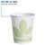 Bare Eco-Forward Cups, Wax-Coated Paper, Disposable - Leaf Print, 5 oz