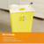 McKesson Prevent Chemotherapy Sharps Container, Yellow - Vertical Entry, 18 gal