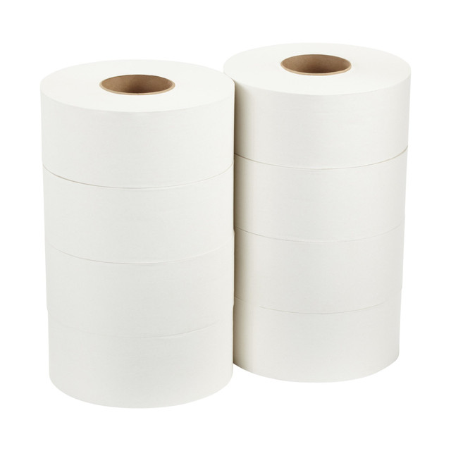 Pacific Blue Basic Toilet Paper, 2-Ply, Jumbo Cored Roll - 3.2 in x ...