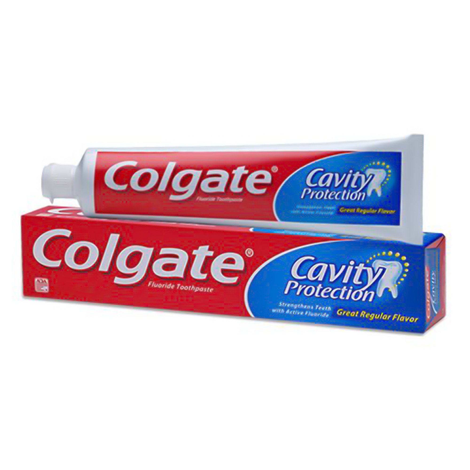 Colgate Cavity Protection Fluoride Toothpaste, Great Regular Flavor - 2.5 oz tube