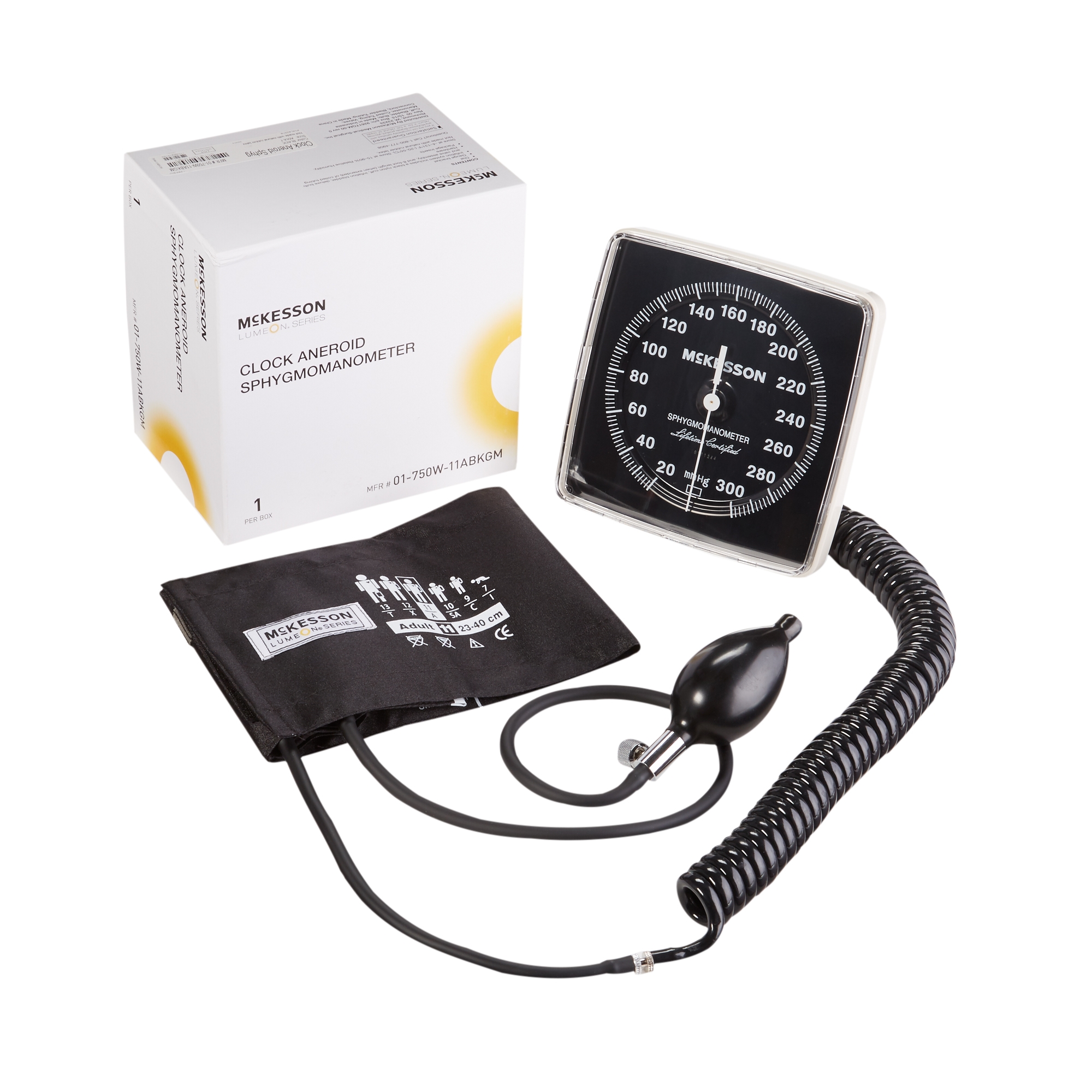 McKesson LUMEON Aneroid Sphygmomanometer, Blood Pressure with Cuff, Small,  20 Ct 