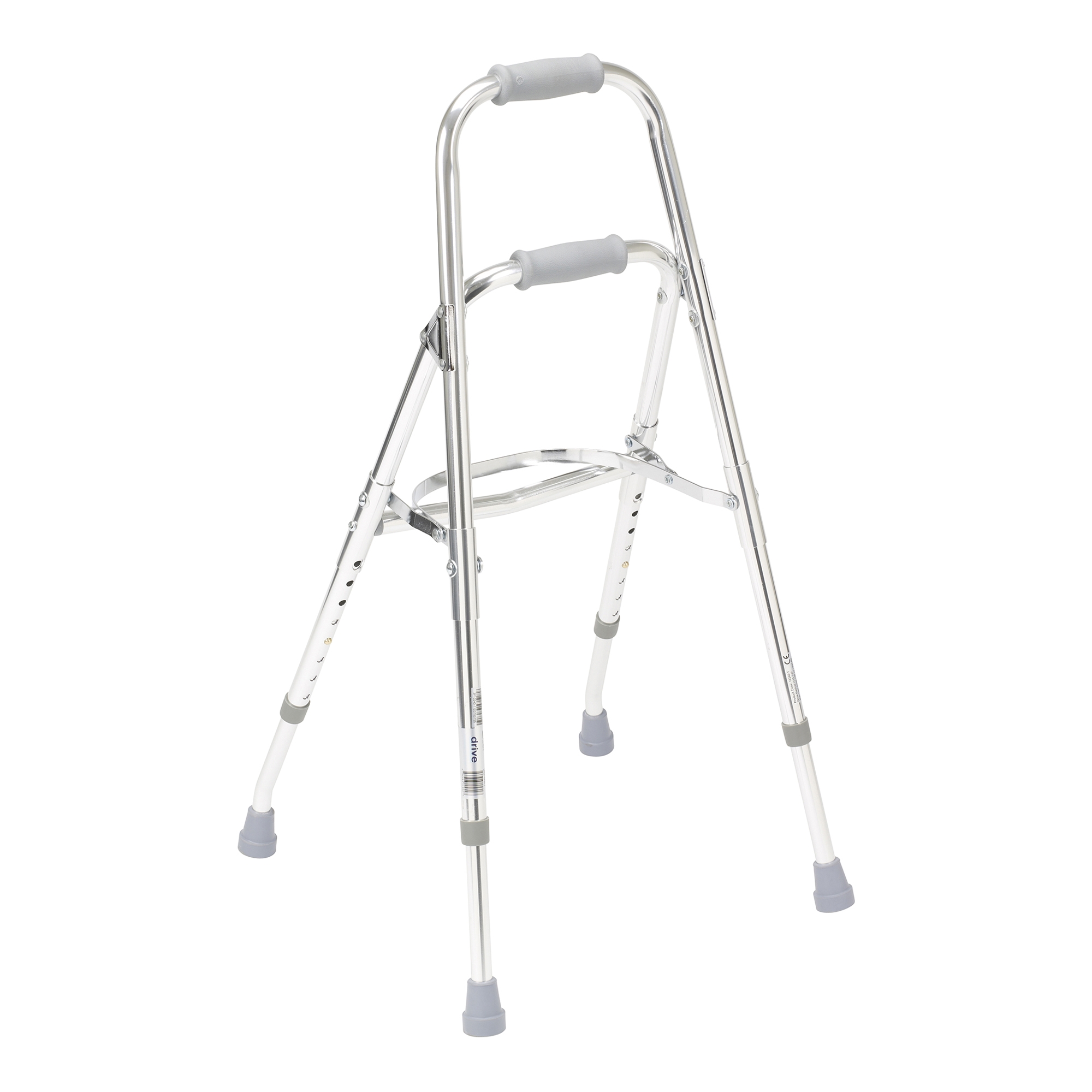 drive Hemi Side Step Folding Walker, Aluminum Frame