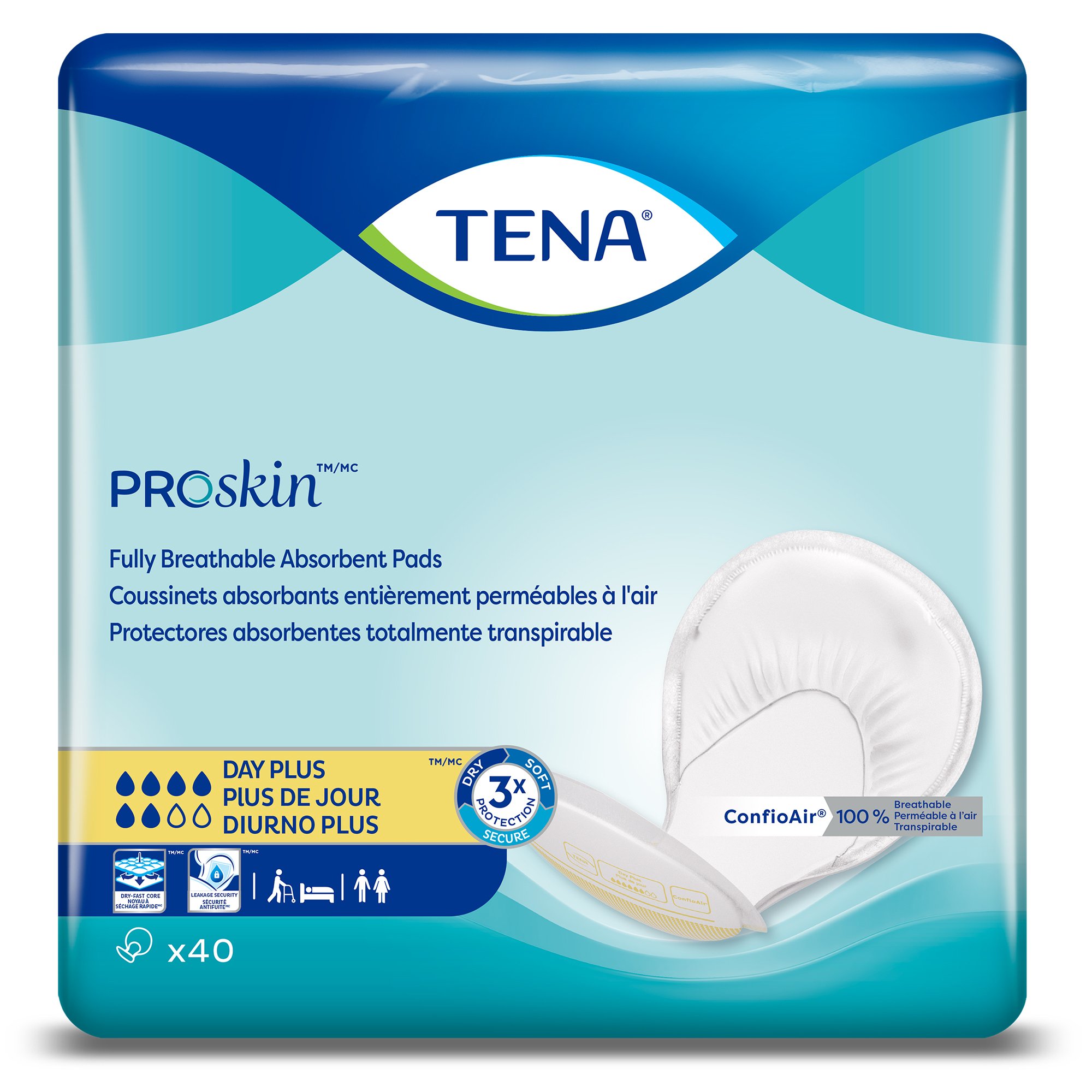 TENA Comfort Normal  Large shaped incontinence pad