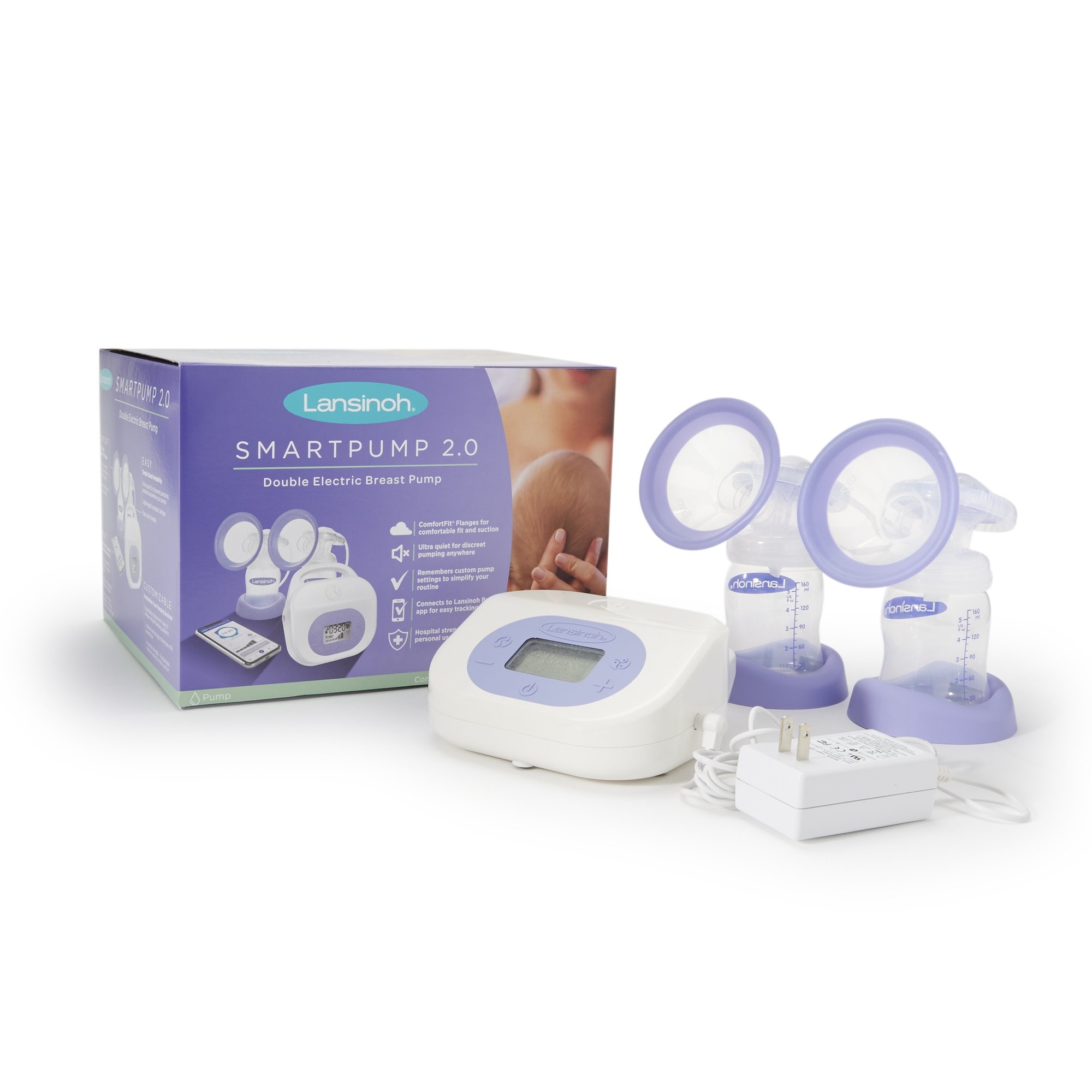 Lansinoh Smartpump 2.0 Double Electric Breast Pump Kit - Simply Medical