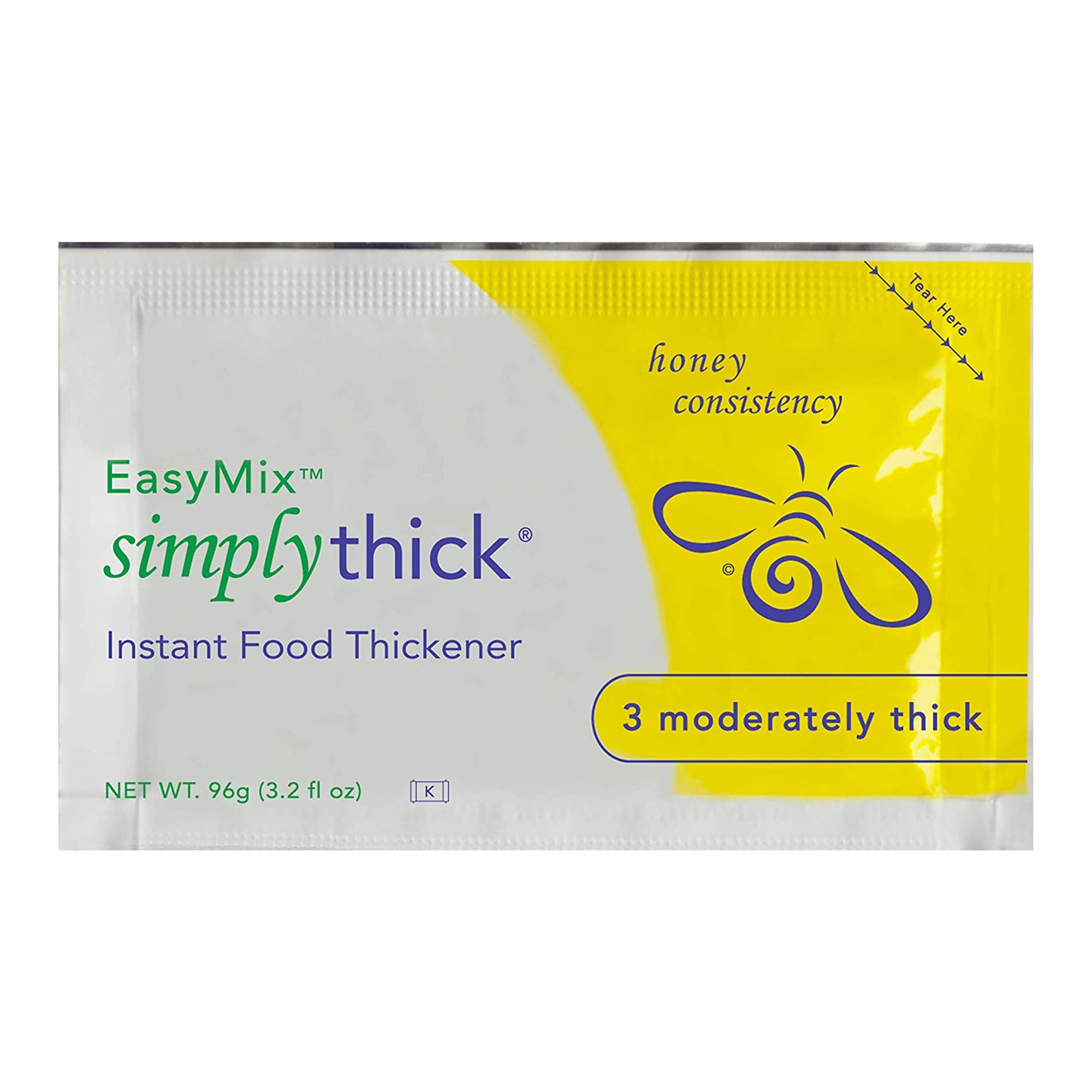 SimplyThick Easy Mix 96 Gram Individual Packet Unflavored (Gel Honey C