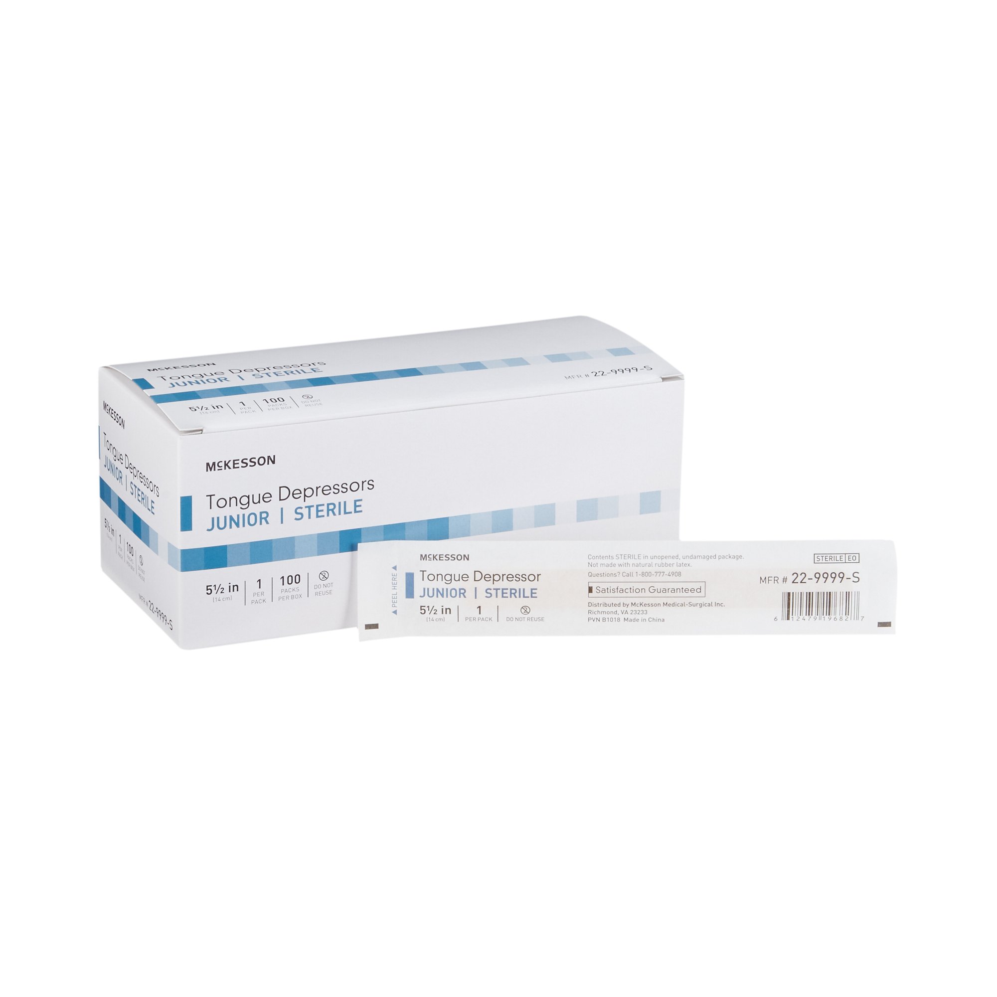 Tongue Depressor, Sterile - 100 per Box - Medical Warehouse