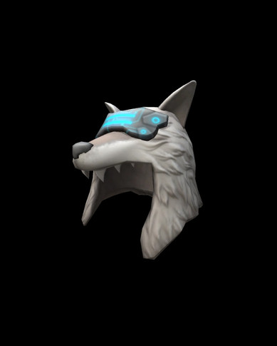 Cyberpunk Wolf Hat