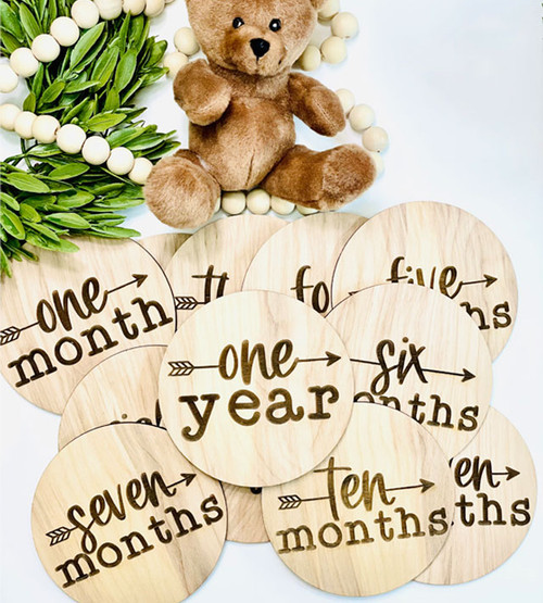 Round Baby Month Milestones