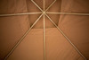 Barcelona Soft Top Gazebo with Cocoa Dome-Tex Canopy, Mosquito Netting and Curtains (11 ft. x 14 ft.)
