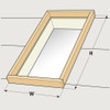 VELUX 30-1/2 in. x 46-1/2 in. Manual Venting Curb Mount Skylight VCM 3046