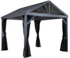 Sojag 500-8162776 South Beach I Gazebo 12 x 12 ft. - Light grey